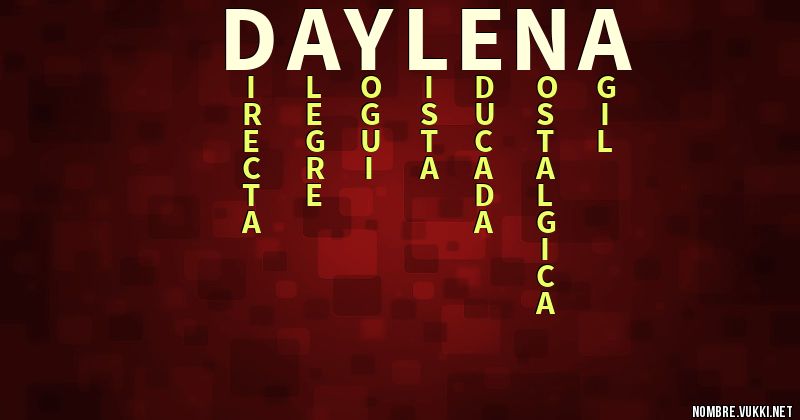Acróstico daylena