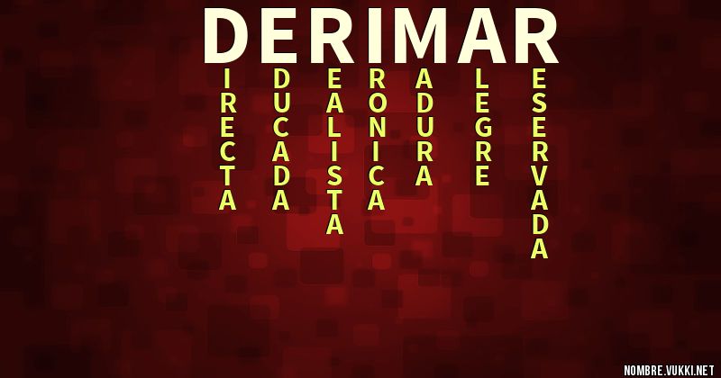 Acróstico derimar