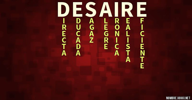 Acróstico desaire