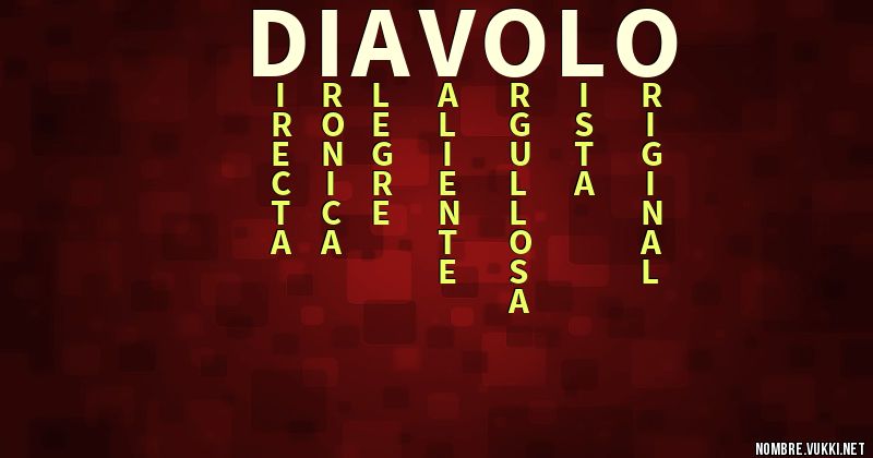 Acróstico diavolo