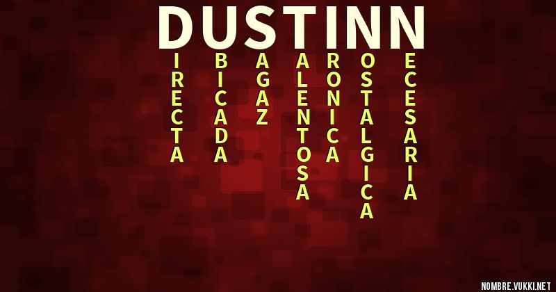 Acróstico dustin n