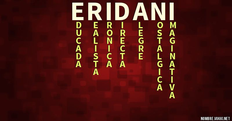 Acróstico eridani