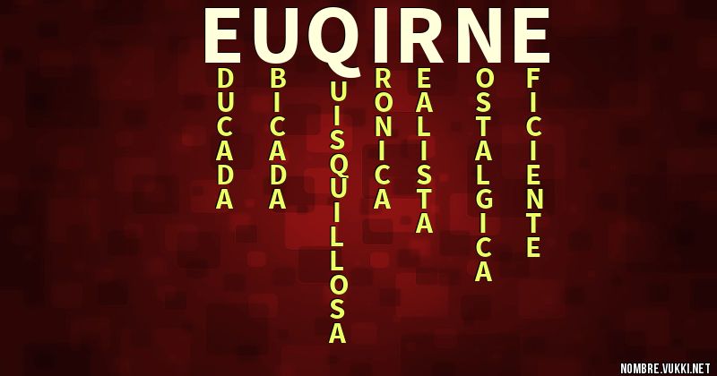 Acróstico euqirne