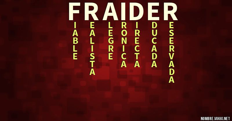 Acróstico fraider