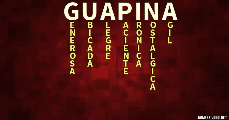 Acróstico guapina