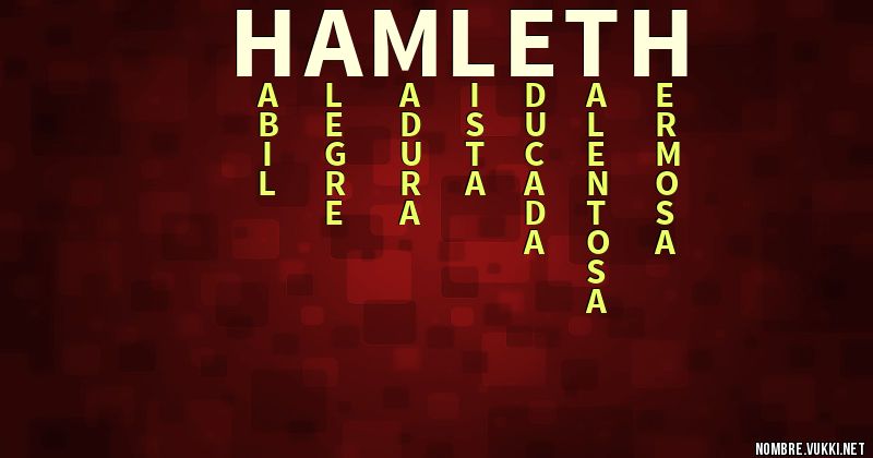 Qué significa hamleth