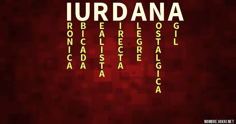 Acróstico iurdana