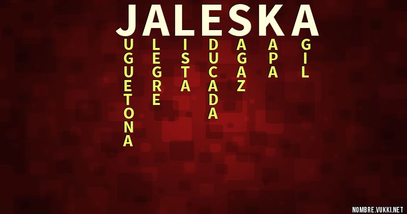 Acróstico jaleska