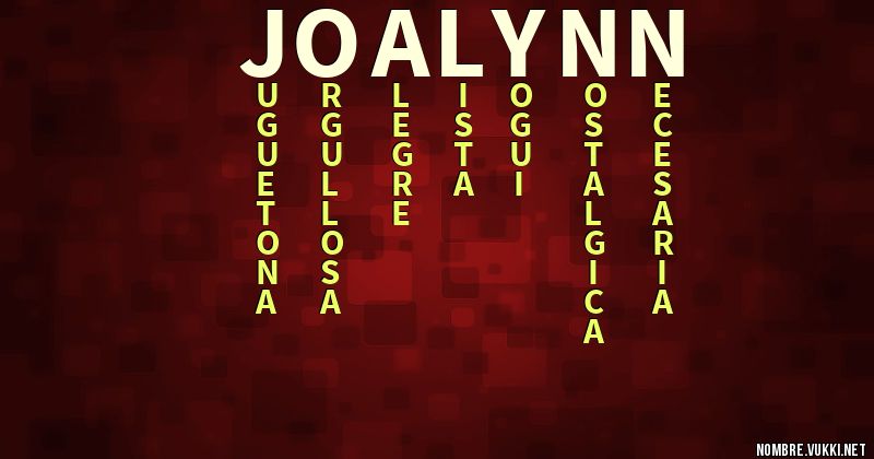 Acróstico joalynn