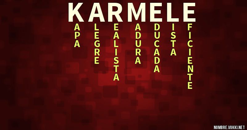 Acróstico karmele