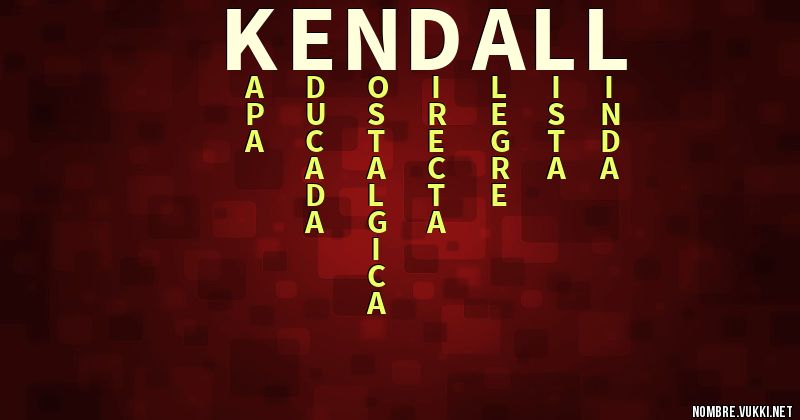 Acróstico kendall