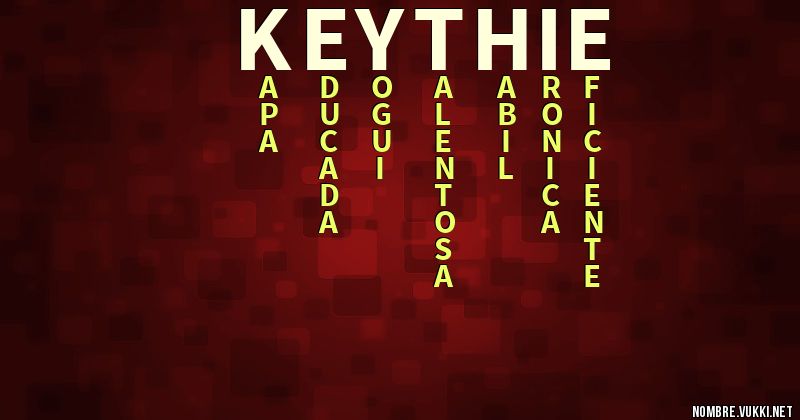 Acróstico keythie