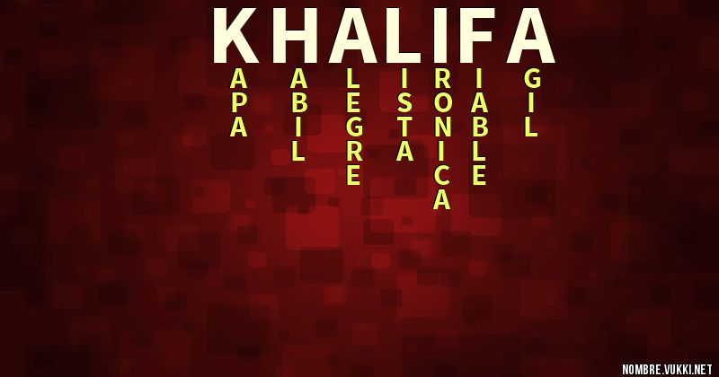 Acróstico khalifa