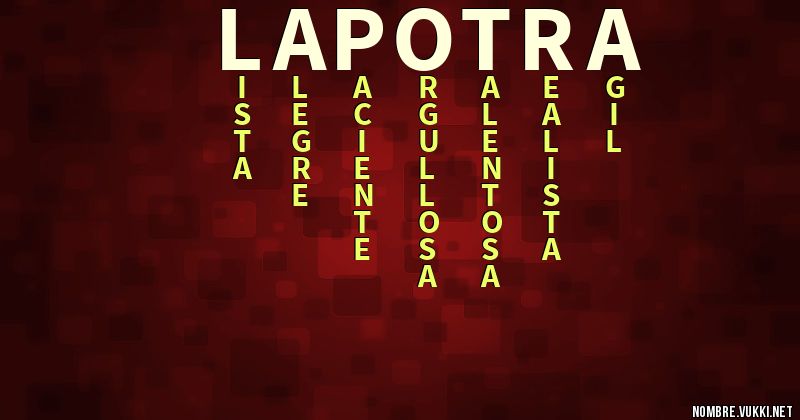 Acróstico la potra