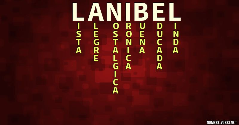 Acróstico lanibel