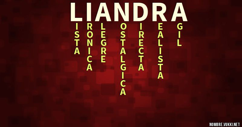 Acróstico liandra