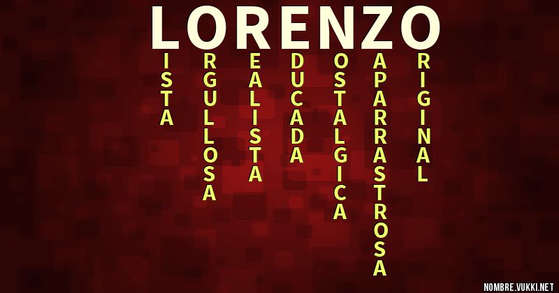 Acróstico lorenzo