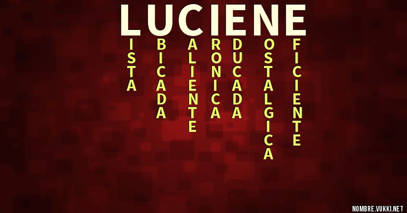 Acróstico luciene