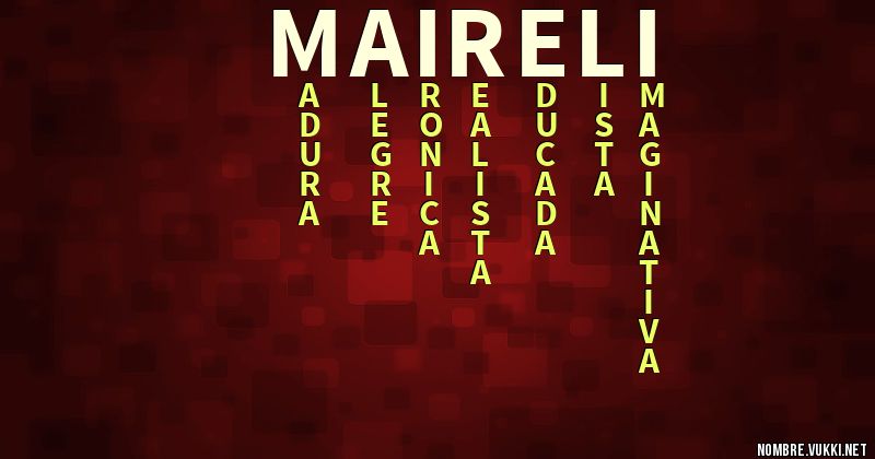Acróstico maireli