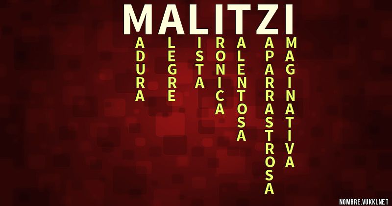 Acróstico malitzi