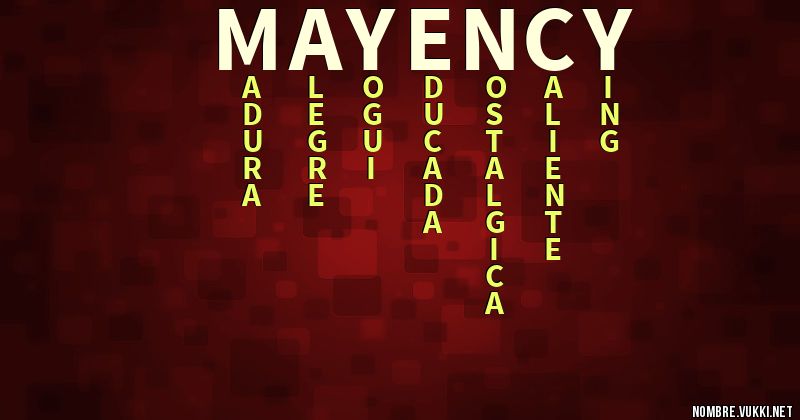 Acróstico mayency