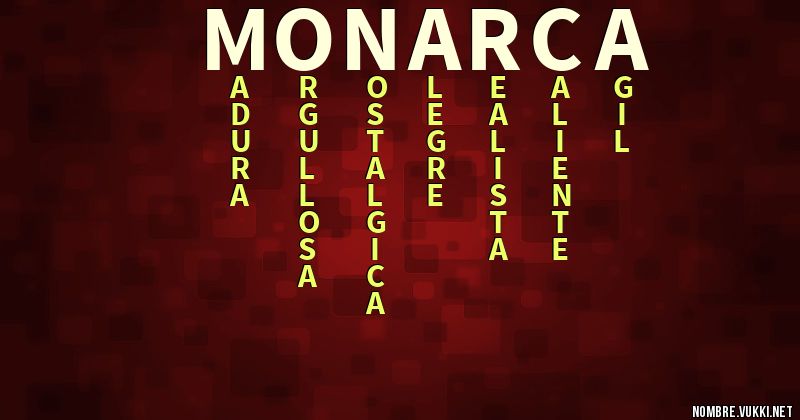 Acróstico monarca