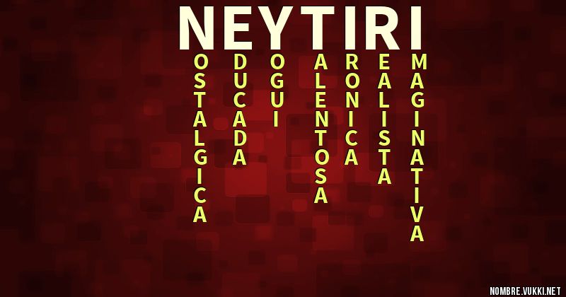 Acróstico neytiri