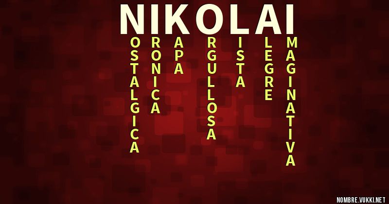 Acróstico nikolai
