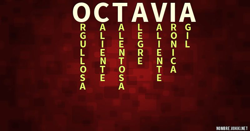 Acróstico octavia