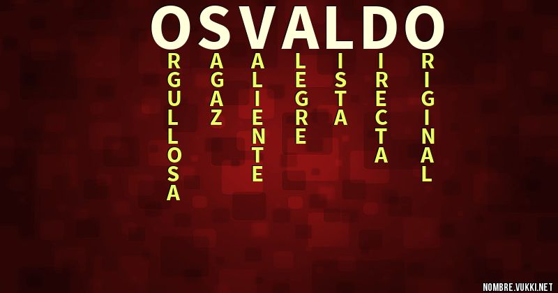 Acróstico osvaldo