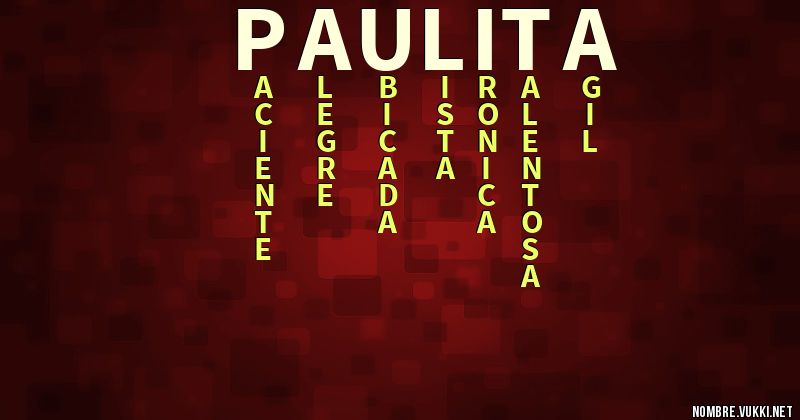 Acróstico paulita