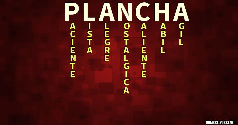 Acróstico plancha