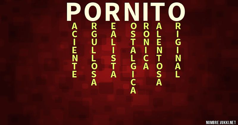 Acróstico pornito