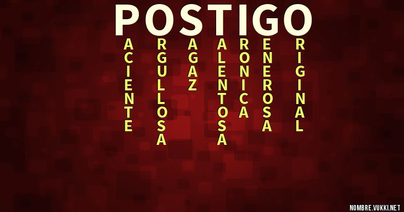 Acróstico postigo