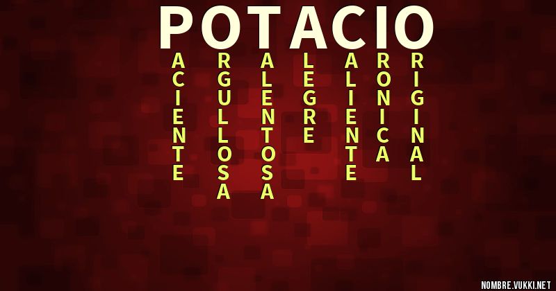 Acróstico potacio