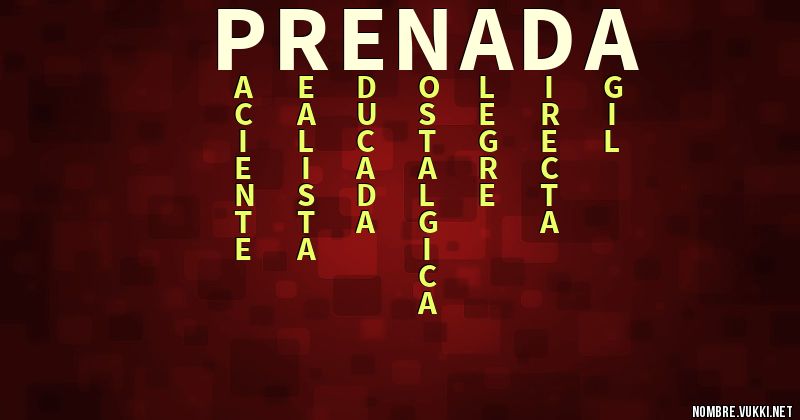 Acróstico preñada