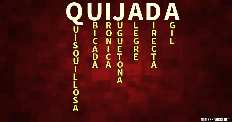 Acróstico quijada