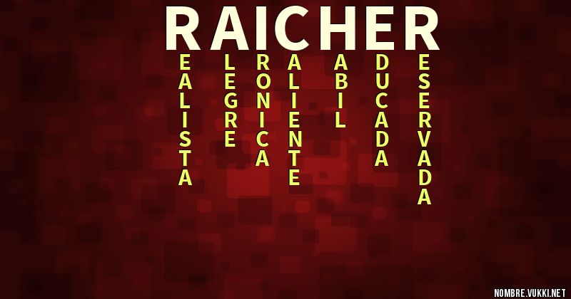 Acróstico raicher