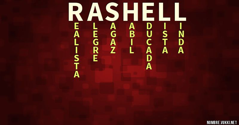 Acróstico rashell