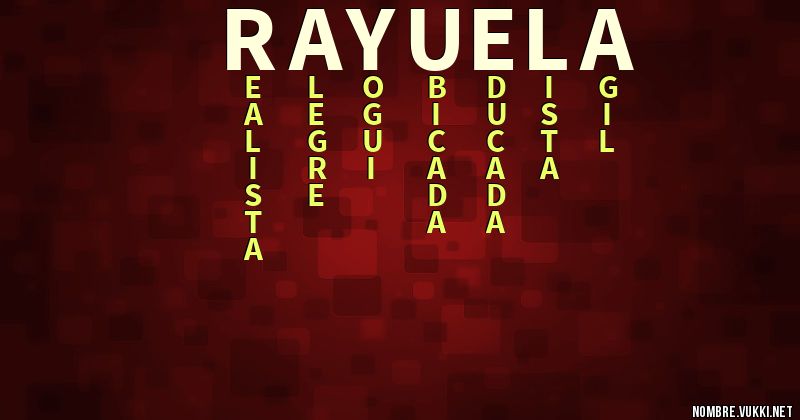 Acróstico rayuela