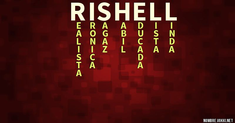 Acróstico rishell