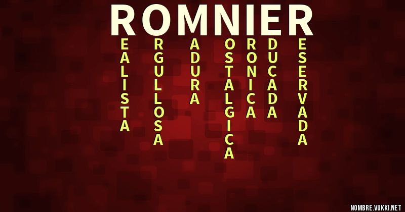 Acróstico romnier