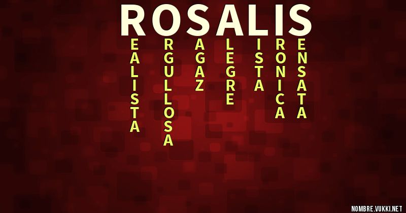 Acróstico rosalis