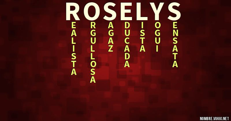 Acróstico roselys