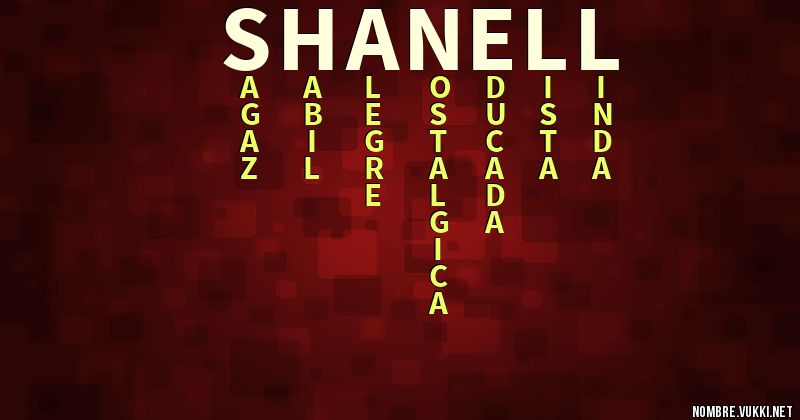 Acróstico shanell