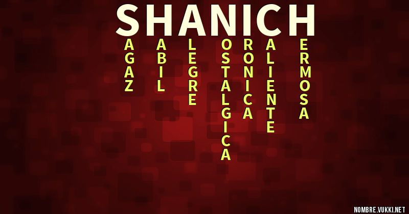 Acróstico shanich