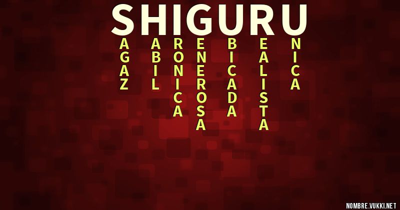 Acróstico shiguru