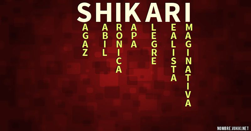 Acróstico shikari