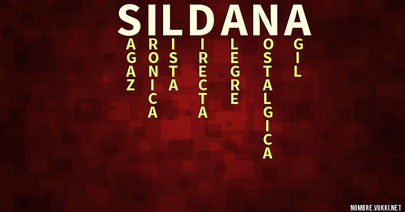 Acróstico sildana