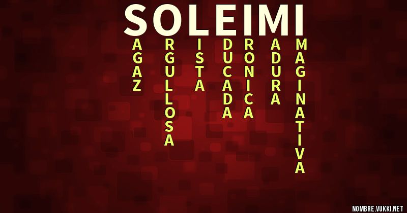 Acróstico soleimi